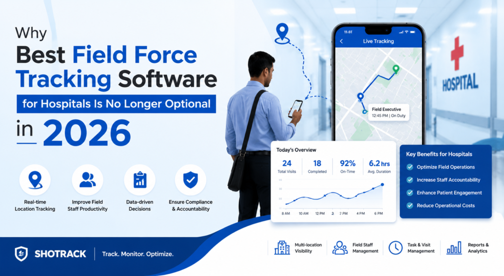 Why Best Field Force Tracking Software for Hospitals Is No Longer Optional in 2026